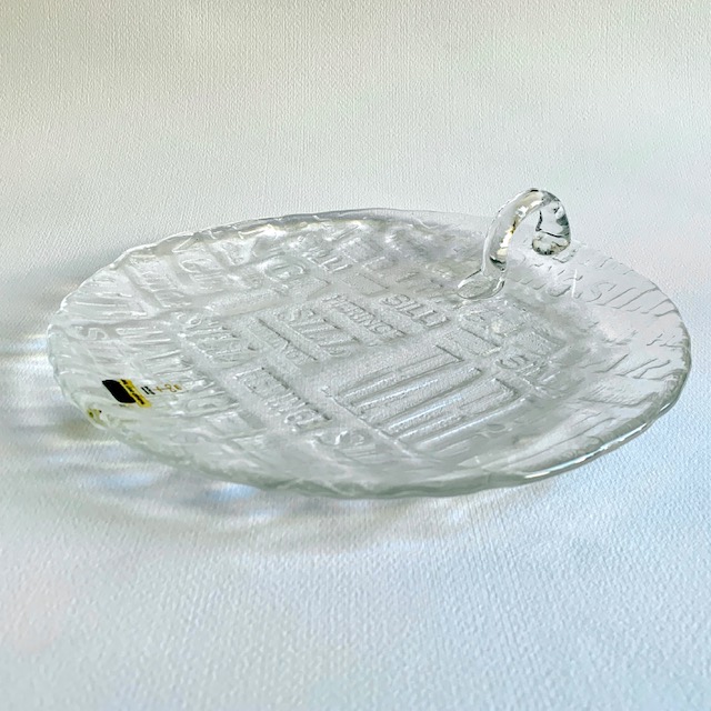 Sillfat i kristallglas skuf sweden bengt edenfalk Retrolux antik