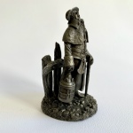The watchman The rabbit man metall figuriner england Retrolux antik