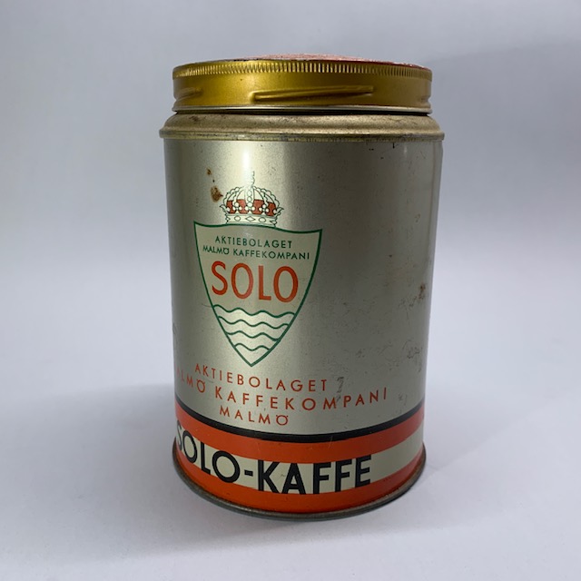 Solo kaffeburk Malmö Kaffekompani AB Retrolux antik