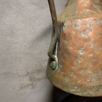 Stort Kopparkärl med handtag 1800-tal Retrolux antik