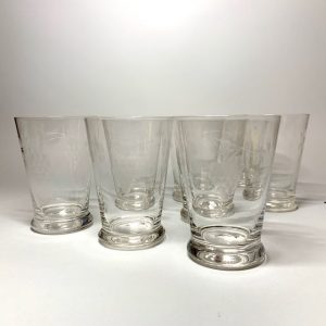 Glas druvklase 1930-tal Retrolux antik