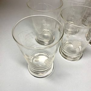 Glas druvklase 1930-tal Retrolux antik