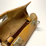 Patronväska för bälte i kraftigt läder Retrolux antik