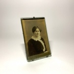 Porträttram i glas från tidigt 1900-tal Retrolux antik