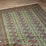 Grön persisk matta 1960-tal Retrolux antik