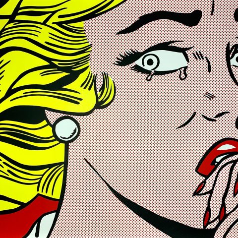 Pop Art Roy Lichtenstein Crying Girl