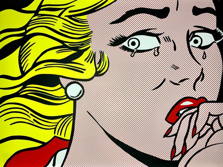 Pop Art Roy Lichtenstein Crying Girl