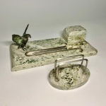 Skrivbordsuppsats skrivställ i marmor Retrolux antik