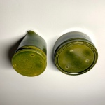 Höganäs grön kanna och sockerskål Retrolux antik