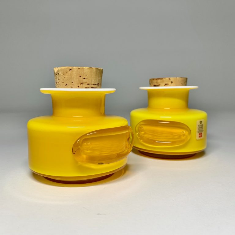 Holmegaard Kryddburkar glas Retrolux antik