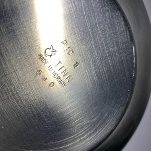 Skål Tenn Oslo Metall P10 Norway 540 Retrolux antik