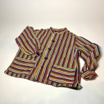 Folkdräkt inspirerad skjorta barn 1960-tal Retrolux antik