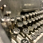 Remington Rand skrivmaskin Retrolux antik