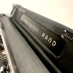 Remington Rand skrivmaskin Retrolux antik