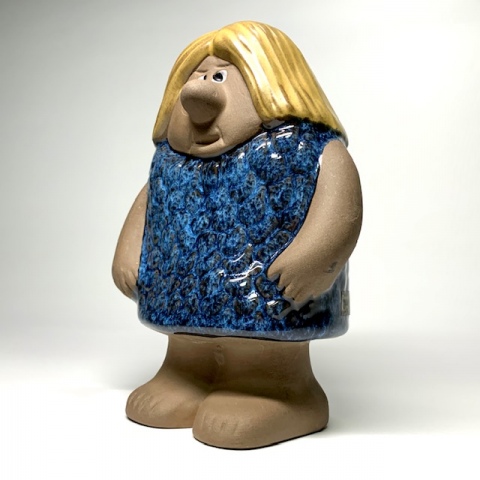 Deco Troll Figurin av Kurt Nilsson Retrolux antik