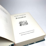 Bok Jerusalem Lagerlöf 1950 Retrolux antik
