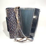 Gammalt Dragspel Accordion 1930-tal Retrolux antik