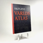 Skolans Världsatlas 1970 Retrolux antik