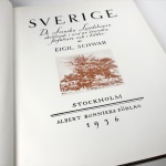 Sverige De svenska landskapen Eigil Schwab 1936 Band 1 Retrolux antik