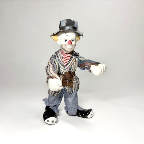 Välklädd Clown Retrolux antik